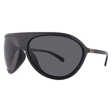 Miu Miu Dark Grey Irregular Ladies Sunglasses MU A01S 1AB5S0 75 MU A01S 1AB5S0