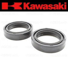 Set of (2) Kawasaki Front Fork Oil Seal (See Fitment Chart) #92049-1230