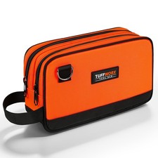 Tool Bag, Dual Compartment Storage Pouch Orange