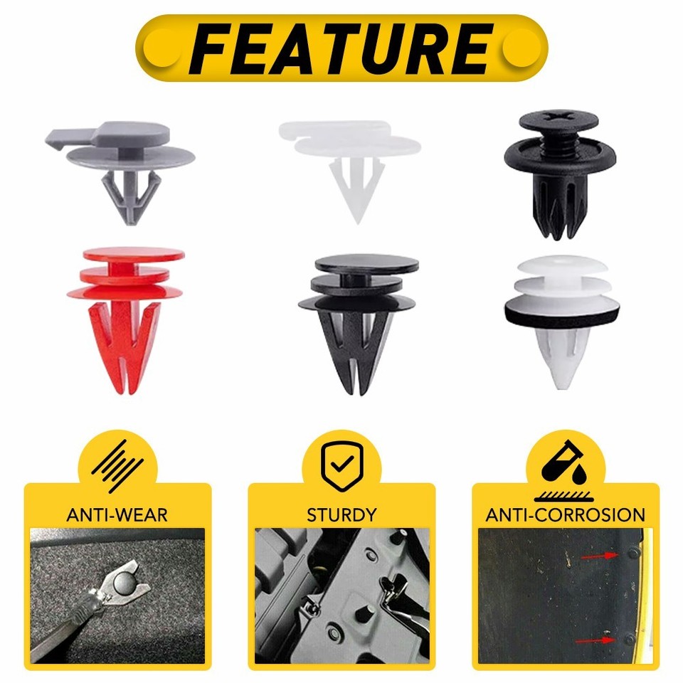 Fender Wheel Arch Trim Clips Fasteners For BMW Mini Cooper R50 R52 R53 ...