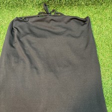 Hot Kiss Women  s Black Halter Dress Size Medium Flowy Fit  Flare USA Made