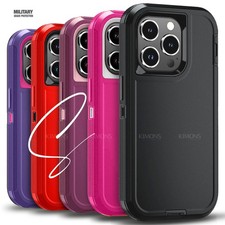 For iPhone 17 Air 16 15 Pro Max 14 13 12 11 Phone Case Heavy Duty Shockproof