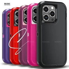 For iPhone 17 Air 16 15 Pro Max 14 13 12 11 Phone Case Heavy Duty Shockproof