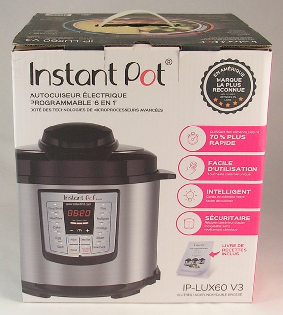 Instant Pot IPLUX60 V3 Cooker 6 Quart Programmable Cooker 6 In 1 eBay