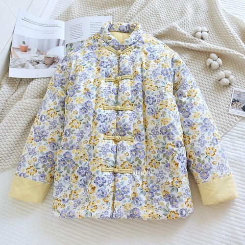 Women's Cotton-padded Jacket Over The Knee Mid-length Stand-up Collar Bread Jacket Down Coat Cotton-padded Jacket