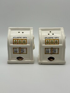 Atlantic City salt and pepper shakers, slot machines, souvenir collectibles