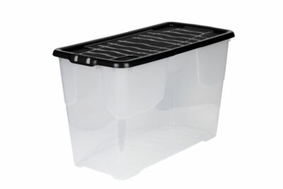 XXL Aufbewahrungsbox Box Kunststoffbox Lagerbox Regalbox Deckel CURVE 100 Liter