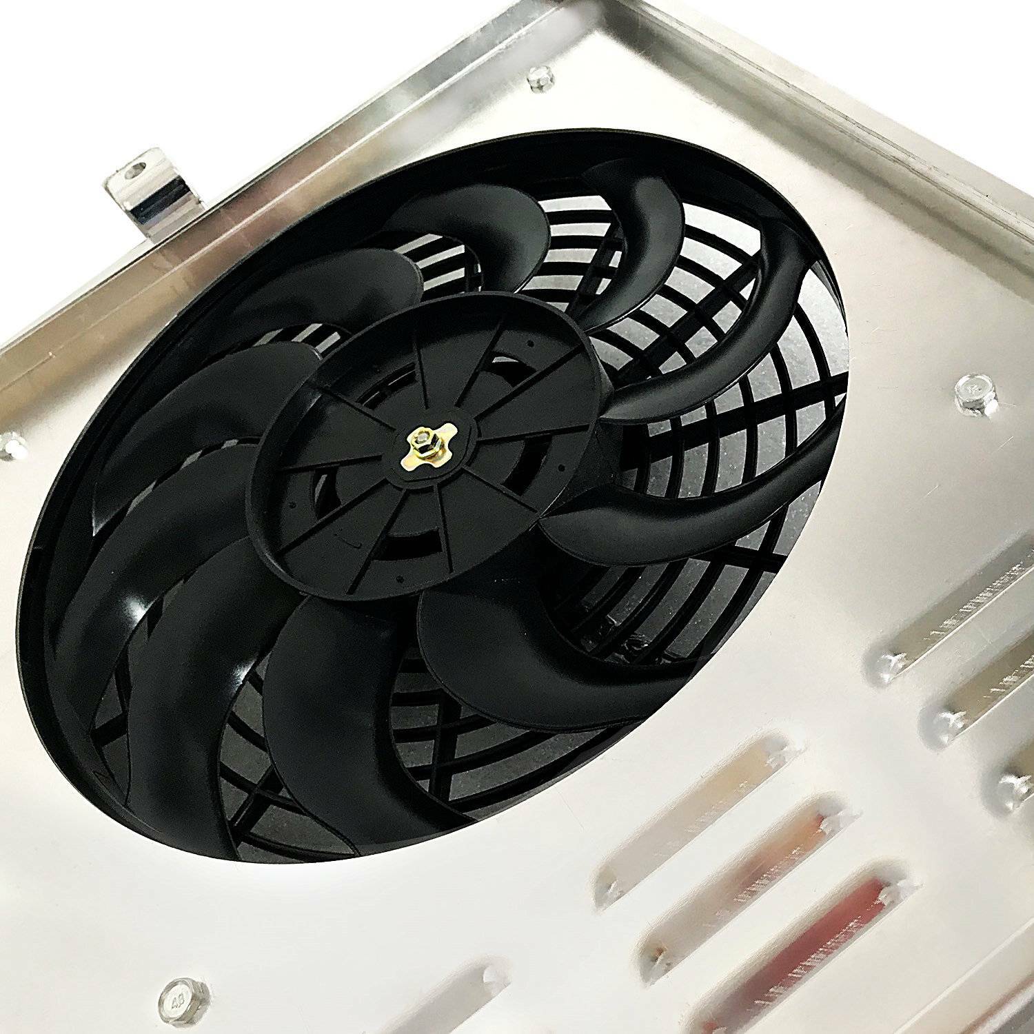 SHROUD 2x12''FANS RELAY For 1975~1979 FORD LTD II MERCURY COUGAR LINCOLN MARK V thumbnail 4