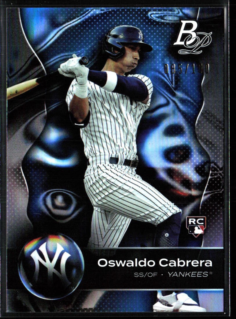2023 Bowman Platinum - Oswaldo Cabrera #41 (RC) Blue /150