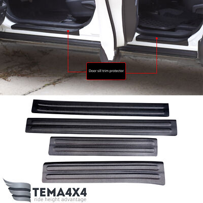 Door Sill Trim Step Protector Scuff Plate for Toyota Rav4 2013-2018