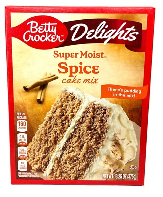 Betty Crocker Delights Super Moist Spice Cake Mix 13.25 oz