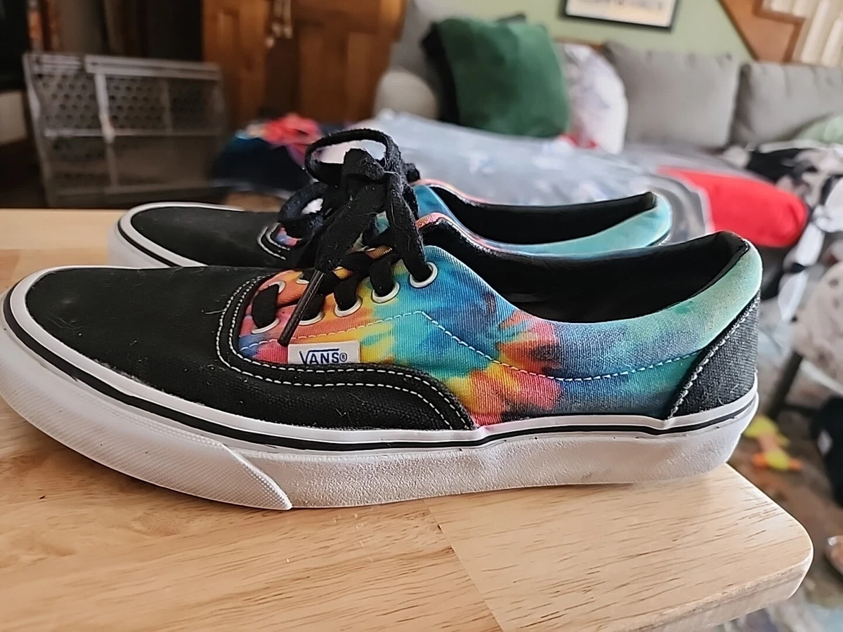 Vans Era Tie Dye and Black Ankle High Low Top Lace Up Canvas Fashion M 6.5 W 8 eBay