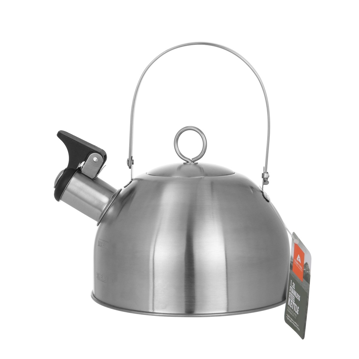Ozark Trail Camp Kettle Polished Stainless Steel Design