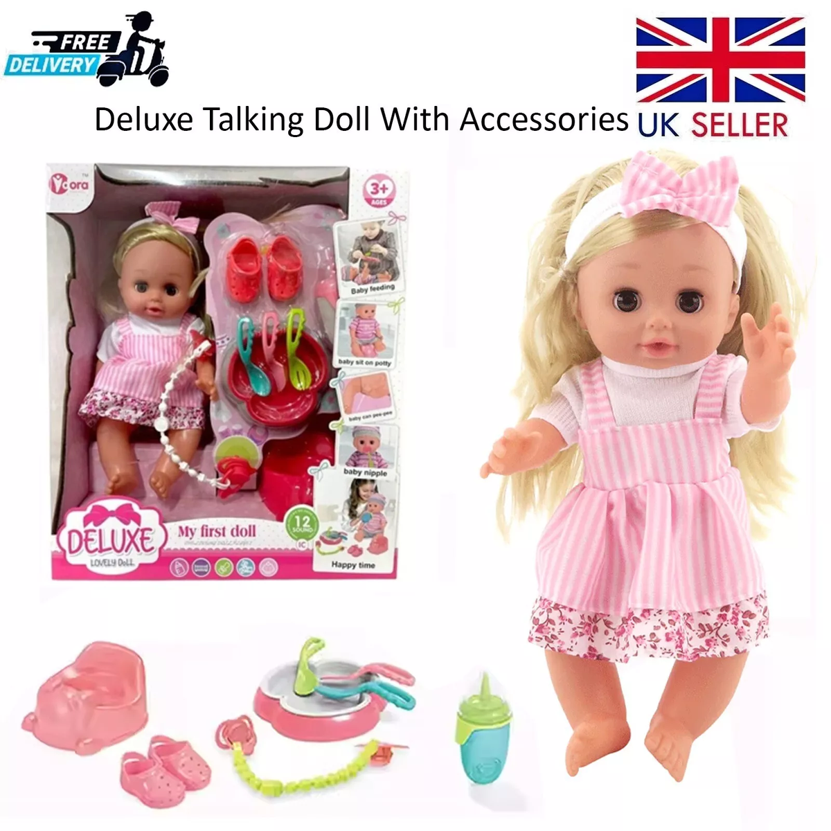 Baby Toy Dolls World Deluxe Accessory Set Adora Deluxe Doll