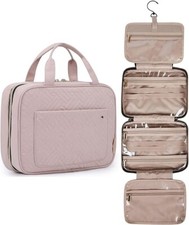 BAGSMART Toiletry Bag Travel Bag with Hanging Hook/Water Resistant