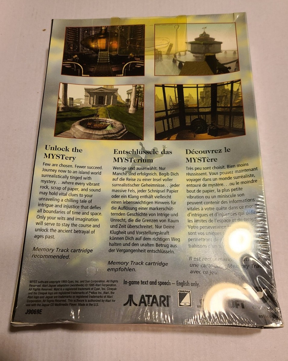 Atari Jaguar CD - Myst - Factory for sale online | eBay