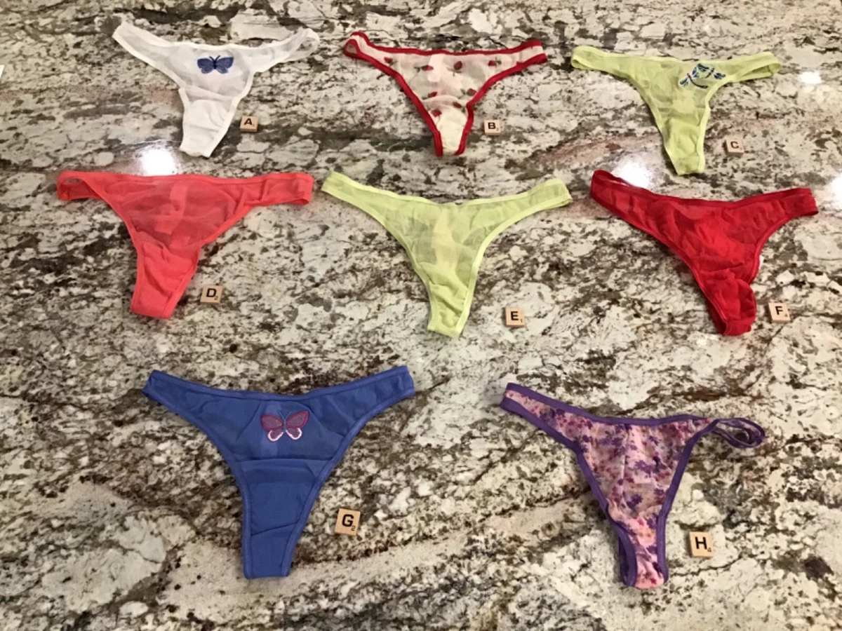 True Vintage 2002-2003 Victoria’s Secret Mesh Thongs NWT NWOT