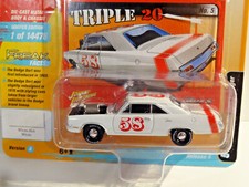 Johnny Lightning - White - Street Freaks Spoilers - 1970 Dodge Dart Swinger