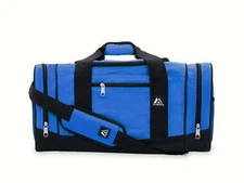 Unisex 30 in Sporty Gear Duffel Bag, Royal Blue