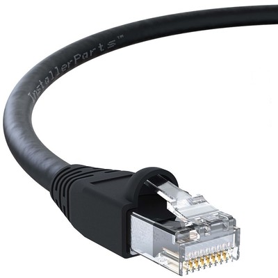 InstallerParts Ethernet Cable CAT6A Cable UTP Booted 25 FT  Wholesale