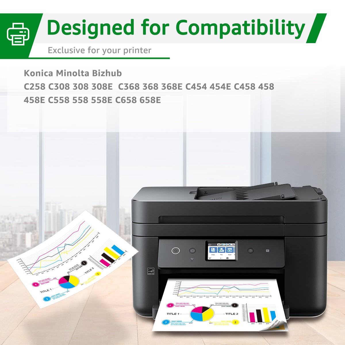 Toner Konica Minolta TN514 YMC Pour Bizhub C658/C558/C458 – Jeu De Couleurs – Ouvert Jamais Utilisé