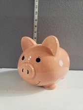 Pink Pig Ceramic Piggy Bank