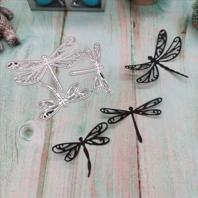 Libellen Satz Metall Stencil Cutting Dies Scrapbooking Stanzschablonen Karte DIY
