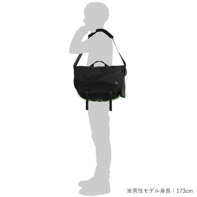 PORTER THINGS Messenger Bag Black 674-17865 | eBay