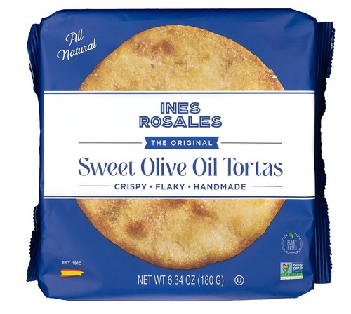 Ines Rosales Sweet Olive Oil Tortas with Anise Seeds 6.34 Ounce Pack of 1