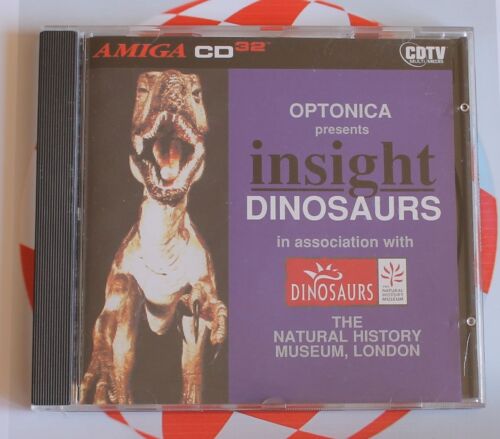 CD32 + Commodore CDTV insight Dinosaurs (Amiga, 1994, étui à bijoux) - Photo 1/4