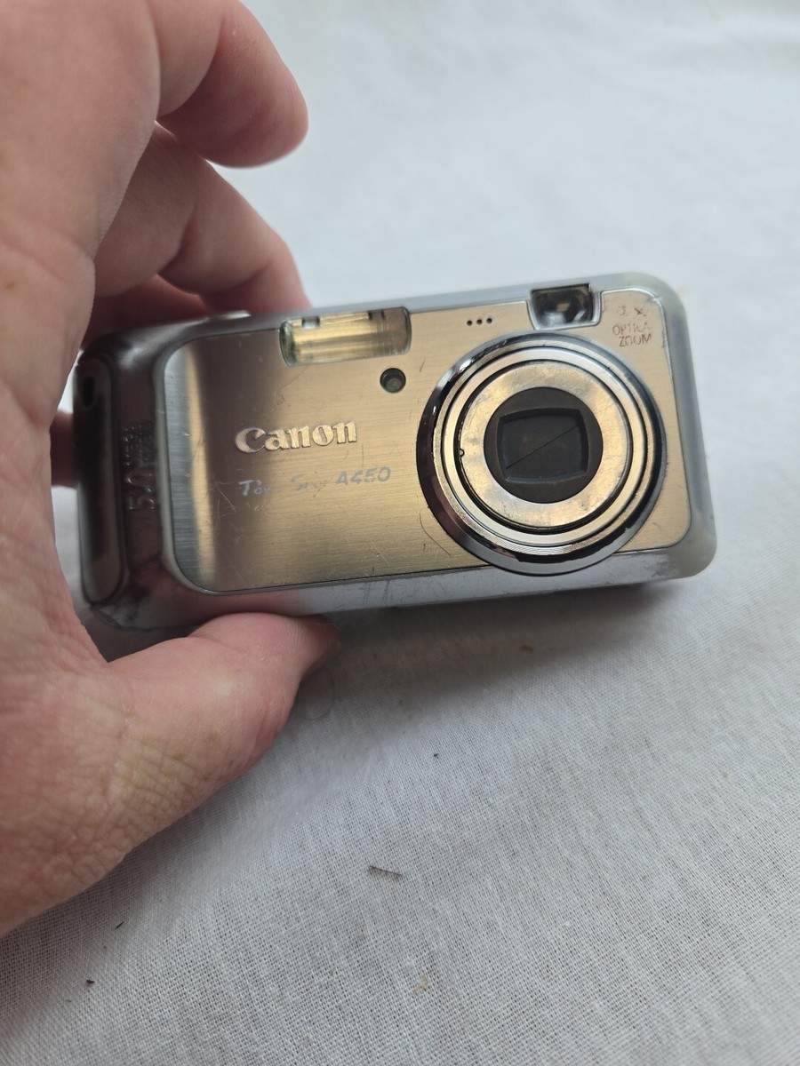 Canon PowerShot A460 5.0MP Digital Camera (Silver) | eBay