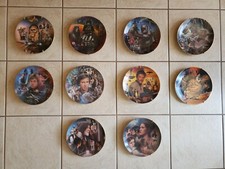 Star Wars Hamilton Collection Collector plates set of 10. VINTAGE