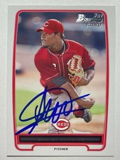Daniel Corcino Signed Bowman #BP59 2012 Card Cincinnati Reds Auto MLB RAD