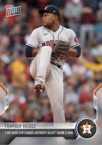 2021 Topps Now 996 Framber Valdez