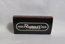 Vintage Rupert's Night Club Lounge Bar Matchbox Atlanta GA Matchbook Advertising