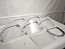 Lot of 6: North Safety Fibre-Metal 4178CL Clear Face, Eye Shield Protection
