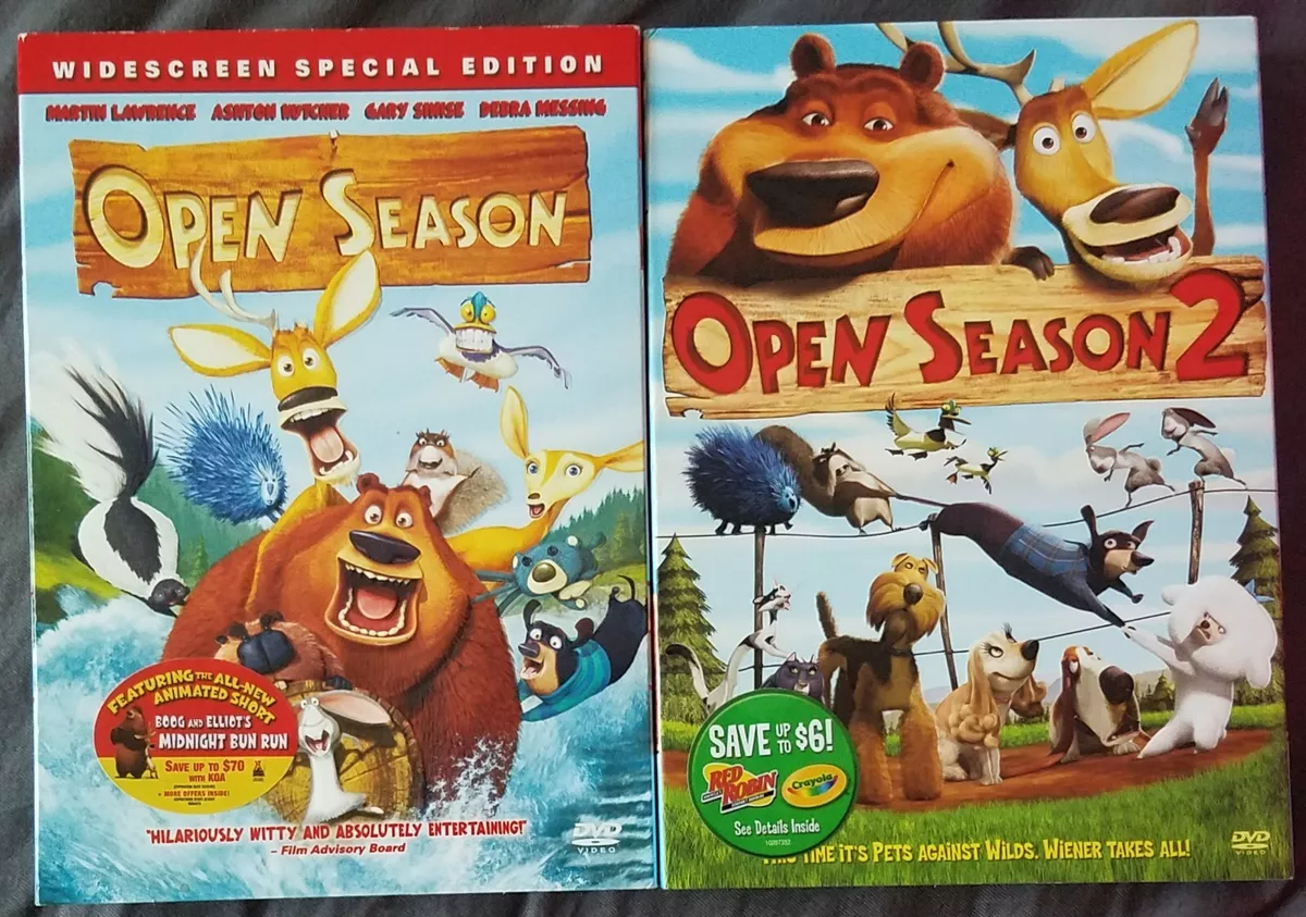 Open Season and Open Season 2 (DVD) w/ Slipcovers | eBay