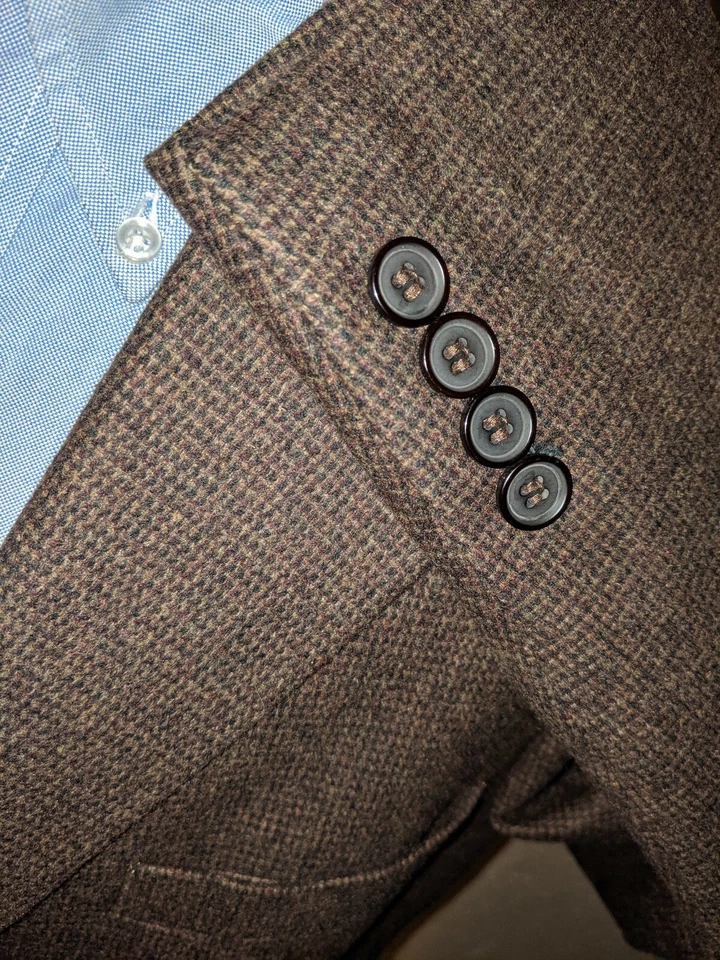 Chaqueta Blazer Abrigo Deportivo 46L Púrpura Cuadros Cuadros Cuadros Cuadros Cuadros Cuadros Cuadros a Cuadros Foto 4 de 4