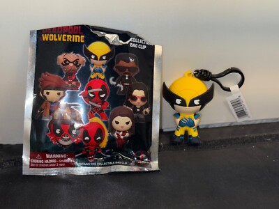Monogram Marvel Deadpool Wolverine Wolverine Figural Foam Bag Clip Keychain