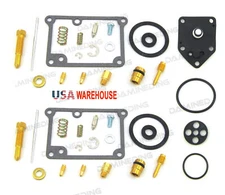 2 X Carburetor Carb Rebuild Repair Kit RZ350 plus 1 Fuel Petcock Repair Kit US