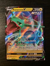 Carte Pokémon Rayquaza V 100/159 EB12.5 Epée & Bouclier Zenith Suprême FR NEUF