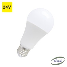 Image of 3 Pack Led Light Bulb A60 A19 AC/DC 12V 24Volt E26 8Watts Cool White Low Voltage