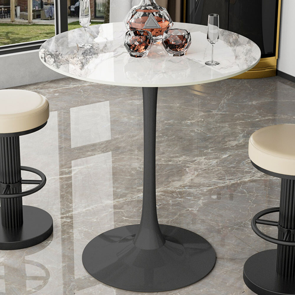 Round Marble Tall Marble Dining Table Coffee Table Round Casual