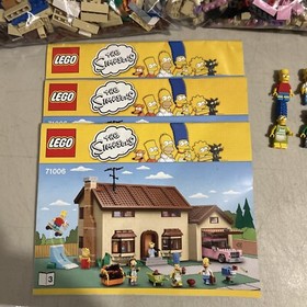 LEGO Simpsons House # 71006 Near Complete Boxed 99.9 Percent Complete