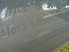 Travelers Insurance Company etched glass sign advertising Hartford Connecticut — photo 8