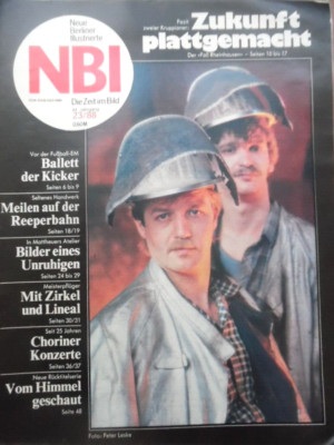 NBI 23 - 1988 Fußball-EM Gala der Kicker Uwe Ampler Rheinhausen-Streik Mattheuer