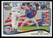 2014 Topps #554 Maicer Izturis Toronto Blue Jays