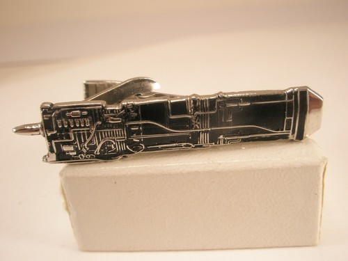 Jet Turbine Engine Vintage Tie Bar Clip pratt whitney turbofan ge ramjet