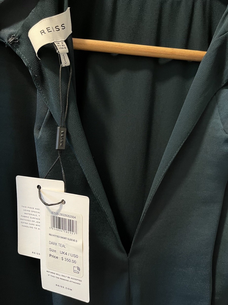 その他 Item 4 Reiss Dark Teal Dress (4 UK, 32 EU, 0 US) | eBay