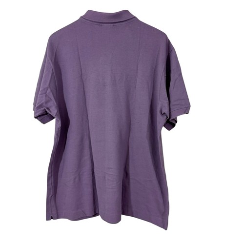 Polo Lacoste uomo taglia 7 XL viola casual classica preppy logo croc golf - Foto 2 di 10